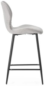 Scaune de bar bej 2 buc. tapițate (înălțime șezut 65 cm) Muli – Marckeric