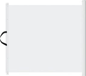 vidaXL Poartă retractabilă animale de companie, alb, 102,5x125 cm