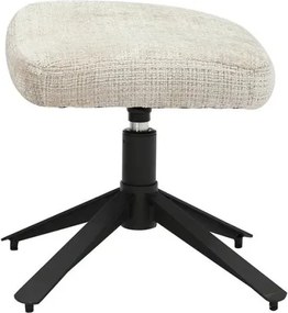 Taburetele/ Suport pentru picioare CLOUD tesatura structurata bej sampanie