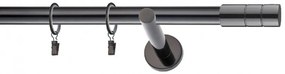 Galerie SIMPLA PRINDERE PERETE PICIOR UNIVERSAL 25 mm CILINDRU NEGRU (Alege marime: 280 cm)