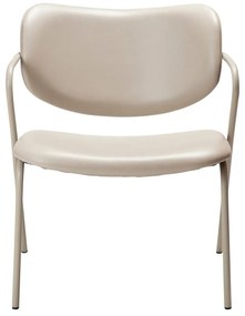 Fotoliu bej din imitație de piele Zed – DAN-FORM Denmark