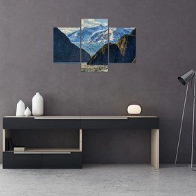 Tablou cu peisaj cu munții (90x60 cm)