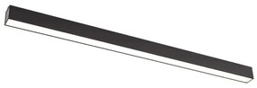 Plafoniera LED LINEAR 36W, 2700Lm, 4000K, L113,5cm, negru