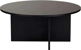 Masuta cafea SOLEIL, negru, PAL melaminat, 90x90x40 cm
