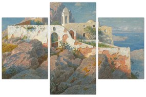Tablou - William Stanley Haseltine, Santa Maria a Cetrella, Anacapri, reproducere (90x60 cm)