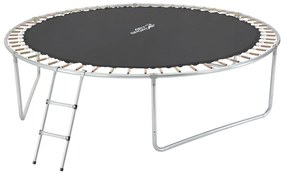 Trampolina Jampino 3,05 metrový priemer s ochrannou sieťkou a rebríkom ružová