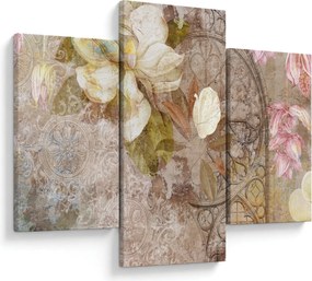Tablou - Ornament de flori (90x60 cm)