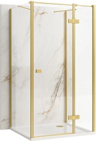 Cabina de dus Rea Atlas 80x100 Brush Gold