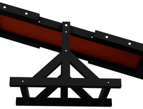 PawHut Agilitate sport pentru câini balansoar echipament antrenament câine lemn brad prelucrat cu ulei fetru bituminat antiderapant gri negru | Aosom Romania