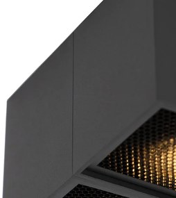 Spotlight de design negru cu 4 lumini - Qubo Honey