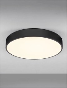 Plafoniera LED Luster negru, 50cm