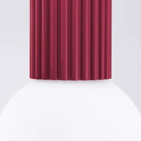 Plafonieră pentru baie Sollux SL.1748 HALO 1xG9/8W/230V IP44 roșu