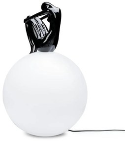 Lampa de podea decorativa cu design original Woman 35 negru