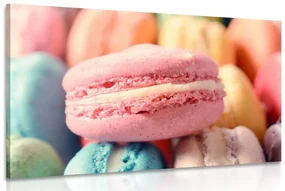 Tablou macarons colorate