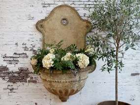Fantana decorativa de perete, cu aspect vintage, "Old French"