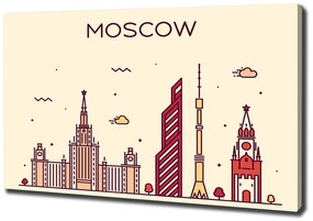 Pictură pe pânză Clădiri din moscova