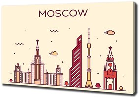Pictură pe pânză Clădiri din moscova