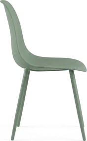 Scaun bucatarie OSAKA plastic, verde salvie