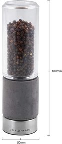 Set de râșnițe pentru piper și sare REGENT CONCRETE 2 buc. beton 18 cm Cole&Mason