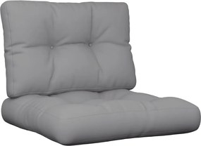 vidaXL Perne pentru paleți, 2 buc., gri, material textil