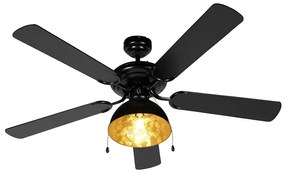 Ventilator de tavan industrial negru - Mistral Magna