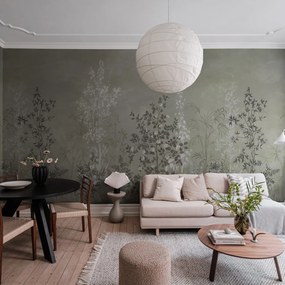 Fototapet, Chinoiserie Haze Green, Rebel Walls
