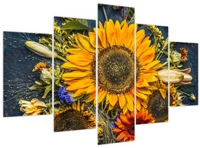 Tablou - Flori de toamnă (150x105 cm)