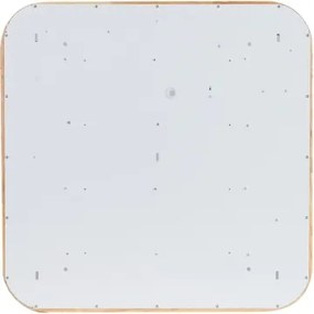 Brilagi - Plafonieră LED reglabilă MOLINA SQUARE LED/80W/230V stejar 60x60 cm + telecomandă