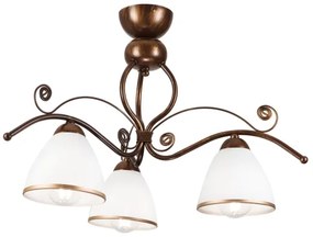 Lustră aplicată RETRO 3xE27/60W/230V patină bronz