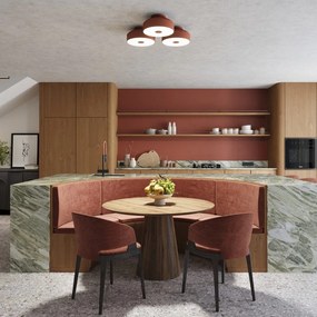 Plafonieră portocalie ø 30 cm Blacko – Sollux