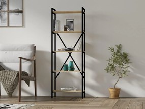 Raft Vovono (stejar + negru) . 1092870