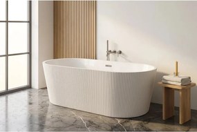 Cada acril freestanding Rune Esir alb 170x75 cm model riflaj