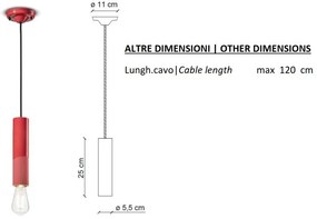 Pendul design italian realizat manual din ceramica PI, D.5,5cm