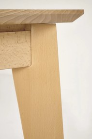 Masa extensibila Edmondo stejar natur/natur L160-240 cm