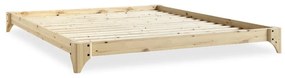 Pat matrimonial din lemn masiv de pin cu somieră 180x200 cm Elan – Karup Design