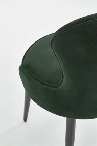 Set 6 scaune K366 velvet verde