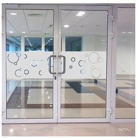 Autocolant rezistent la apă, pentru cabina de duș, Ambiance Bubbles