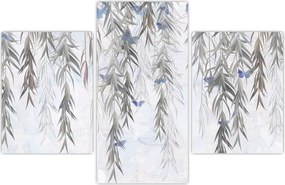 Tablou - Crenguțe de salcie cu fluturi (90x60 cm)