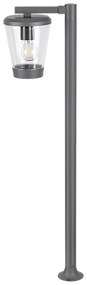 Stalp mediu pentru iluminat exterior design modern IP44 Savano antracit