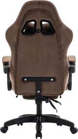 Scaun de birou/gaming, maro/alb, HOSPO