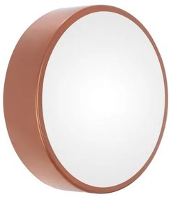 Plafonieră de exterior cu senzor CLEO 2xE27/24W/230V d. 30 cm cupru IP54