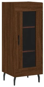 828819 vidaXL Servantă, stejar maro, 34,5x34x90 cm, lemn compozit