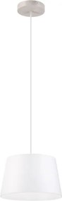 Lustră suspendată pe cablu AIDA 1xE27/60W/230V Ø 25 cm stejar/alb