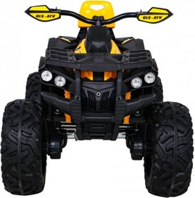 ATV Electric cu acumulator pentru copii NOVOKIDS™ PowerQuad PRO , Cu melodii si lumini, Lungime 103 cm, 3-8 ani , Max 35 kg , Roti EVA, 12V, 4