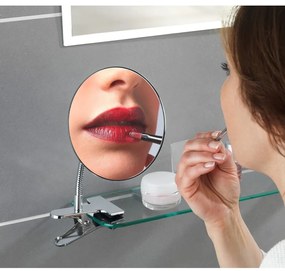 Oglindă cosmetică (5x) de mărire ø 15 cm Clip – Wenko