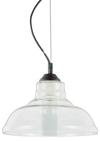 Lustra diametru 28cm, din sticla suflata manual, BISTRO SP1 PLATE 112336