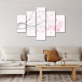 Tablou - Flori roz (150x105 cm)