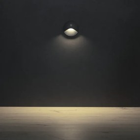Kanlux 39137 - Lampă LED pentru trepte, rotundă, antracit, cu senzor EXIN, 2,5W/230V, 4000K, IP65
