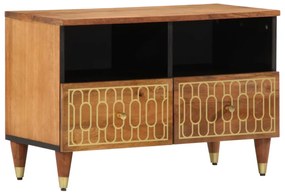 vidaXL Comodă TV, 70x33x46 cm, lemn masiv de mango