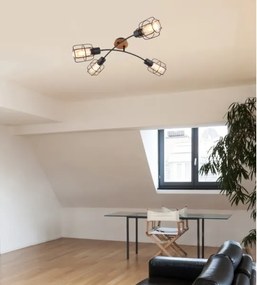 Globo 54037-4D - Lustră aplicată WILLA, 4xE27/40W/230V